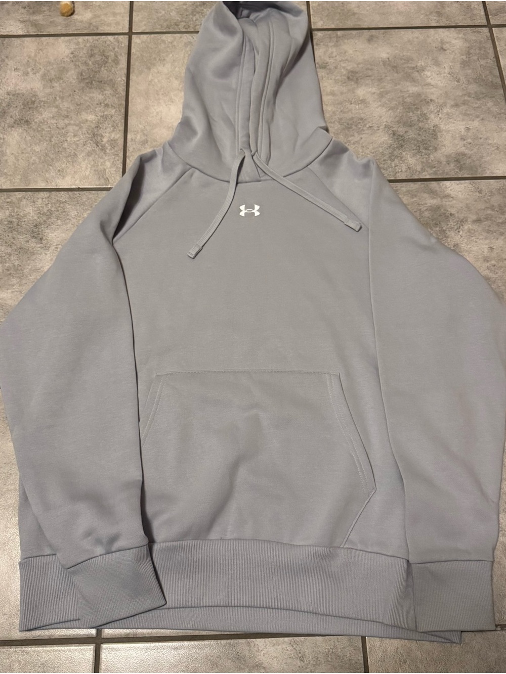 Men’s Under Armour Light Blue Pullover Sweatshirt Size L/G Fits Men’s S